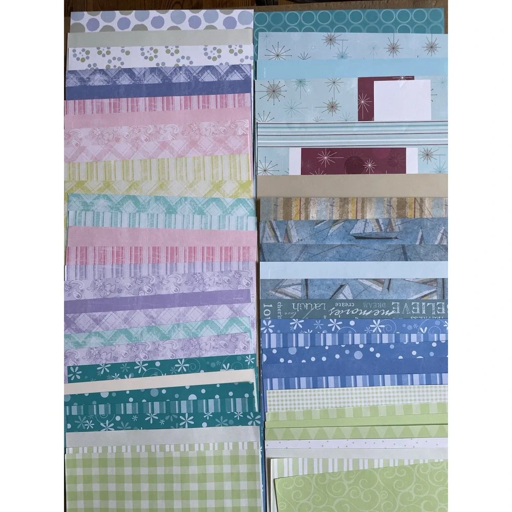 Close To My Heart Paper‎ Pack Scapbooking Journaling Card Making LOT 78